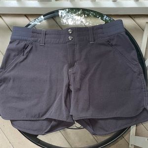 Kuhl Womens Outdoor Hiking Shorts Size 4 Gray Elastic Stretch Athletic